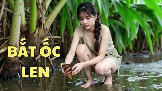 Kiều Thơ về miền Tây sông nước bắt thử Ốc Len Dừa quá là hấp dẫn luôn