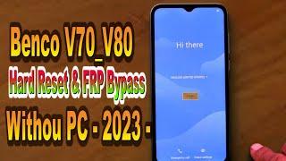 Benco V70 V80  FRP Bypass   Unlock Google Account Lock Without PC   2023