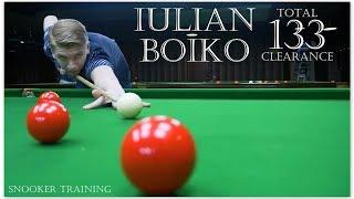 PLAYED NICELY! Iulian Boiko 133 | Training | SnookerUA