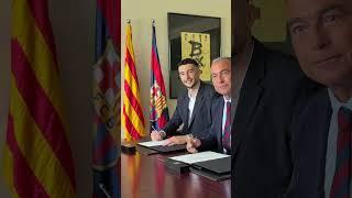 Joan Garcia, new Barça player! ️ #fcbarcelona #football #shorts