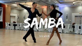 SILVER International Latin SAMBA Routine by Mikhail Kolosov & Elina Semka