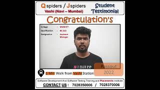 Software Testing Certification | Student placement review | QSpiders Vashi