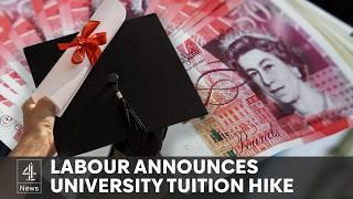 University tuition fees in England to rise for first time in eight years