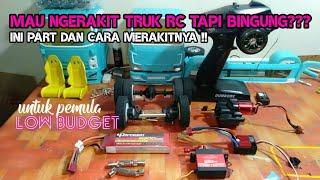 BAHAN-BAHAN DAN CARA UNTUK MERAKIT MINIATUR TRUK RC// PEMULA PASTI BISA !!!