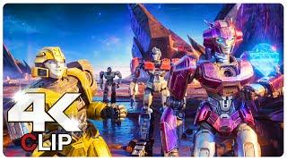 Bumblebee Flirts With Elita | TRANSFORMERS ONE (NEW 2024) Movie CLIP 4K