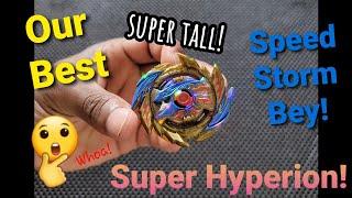 Super Hyperion H6! Unboxing/Test Battles & Review! - Beyblade Burst Surge/Speed Storm!