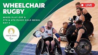 Wheelchair Rugby - Mixed Play-off & 5th & 6th Place Gold Medal | Day 5 | Paris 2024 Paralympics