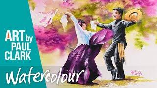 How to Paint Peruvian Dancers in Watercolour