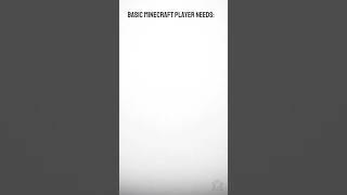 Basic Minecraft Player needs meme! | #minecraftmemes #wannabeyours