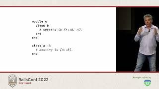 RailsConf 2022 - Opening Keynote: The Journey to Zeitwerk by Xavier Noria