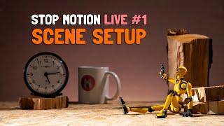 Stickybones Scene Setup | Preparing to stop motion animation