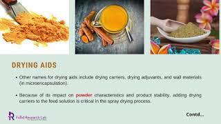 Spray Drying for Formulation of Pharmaceutical, Herbal and Food Products | Foodresearchlab