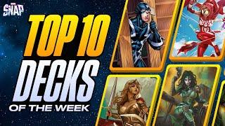 TOP 10 BEST DECKS IN MARVEL SNAP | Weekly Marvel Snap Meta Report #98