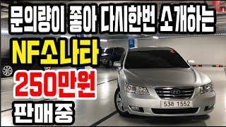 [판매완료,감사합니다] 실매물 중고차 찾는 사람이 많아 다시한번 소개 해드리는 NF소나타 250만원에 판매합니다 [싼마이카 진단 매물]