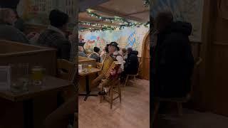 Accordion music at Andreas Keller restaurant in Leavenworth, Washington