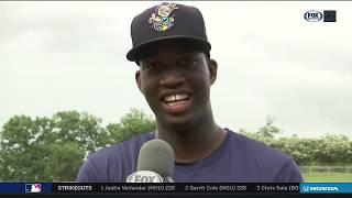 Prospect Jesus Sanchez on being traded to the Marlins and his experience