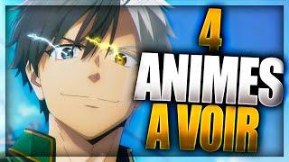 4 ANIMES A VOIR ABSOLUMENT POUR LE PRINTEMPS 2024 !