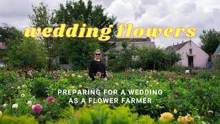 Wedding Prep on a Flower Farm in July