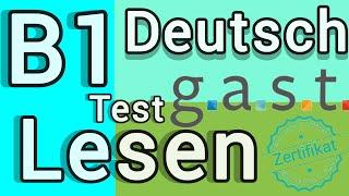 #DTZ Deutschtest Lesen, gast