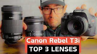 Canon Rebel T3i 600D DSLR Camera: 2024's Best Lenses to Use!