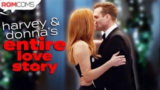 Donna and Harvey's ENTIRE Relationship Timeline | Suits | RomComs