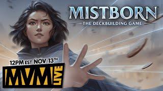 MISTBORN Deck-Building Game - Full Game Live Play!