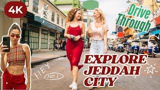 Explore Jeddah City in 4K | Drive through in Daylight | Drivethrough Old and New Jeddah City 