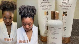 KIM KIMBLE Hair Care Review l Type 4 Hair l Wash and Go