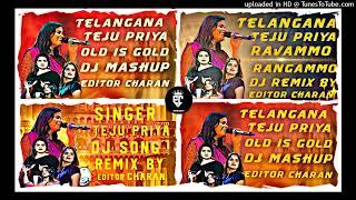 Telangana tejupriya folk jukebox dj remix by || editor charan ||