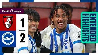 Bournemouth vs Brighton 1-2 Extended Highlights | Premier League 2024/25