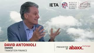 IETA North America Climate Summit 2024 | David Antonioli, Owner, Transition Finance