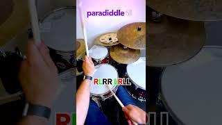 Paradiddle Fill #drumlesson #drums