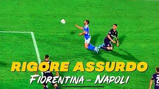 RIGORE ASSURDO DATO A MERTENS *simulazione* (Fiorentina - Napoli) // 24 agosto 2019