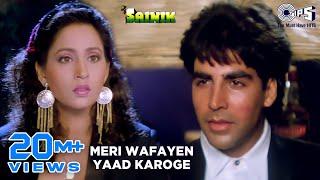 Meri Wafayen Yaad Karoge - Video Song | Sainik | Akshay Kumar & Ashwini Bhave | Asha Bhosle