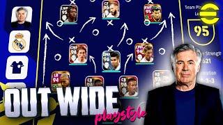 OUT WIDE playstyle with Real Madrid | eFootball Mobile