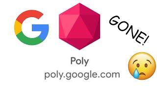 Google Poly sent to the chopping block (VR 3D Design Software)