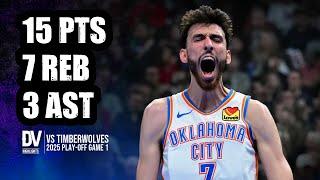 Chet Holmgren vs Timberwolves 15 pts 7 reb 3 ast | May 20, 2025 | Playoffs