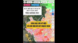 Cách đọc các ký hiệu và xem bản đồ quy hoạch 2030