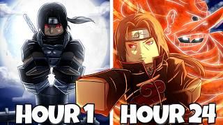 Going From NOOB To 0.1% Mangekyo ITACHI In NEW Roblox Naruto Game! (The Time of Ninja)