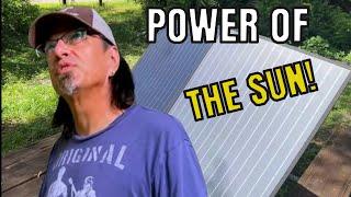 ALLPOWERS Portable Solar Panel | MORE Work on Rigel!