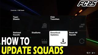 How to Update Squads in EA FC 25