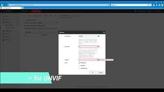 Hikvision Enable ONVIF