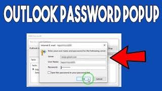 How To Fix Microsoft Outlook Password Popup Problem