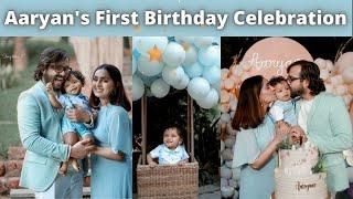 Aaryan's First Birthday Celebration | Baby Aaryan | Nimmy Arungopan | Arun Gopan