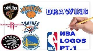 Drawing NBA Logos (Part.1) | GTR