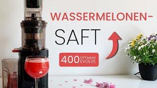 Melonesaft selber machen I Wassermelonensaft im 400 Evolve Entsafter, Saftpresse 