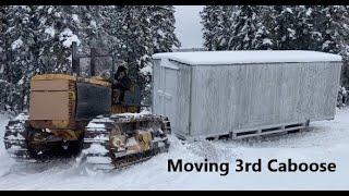 Winter Freighting Cabooses Moved to Staging Area to Prepare for a Fun Day Dec 27 2024