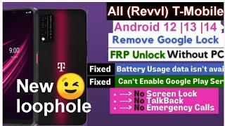 how to (BYPASS) the Google (FRP) lock on all T-Mobile (Revvl) Android 12-13 Without PC /New loophole