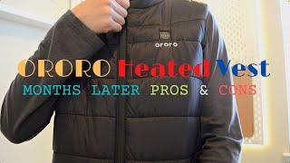 Months Later Review (Pros & Cons) | ORORO Heated Vest