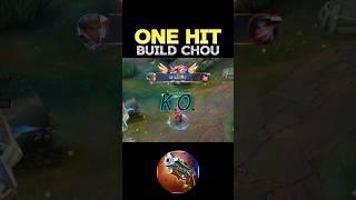  WATCH THIS - BEST BUILD CHOU 2024(ONE HIT) ~ MLBB  #mobilelegends #onehitbuild #chou #shorts